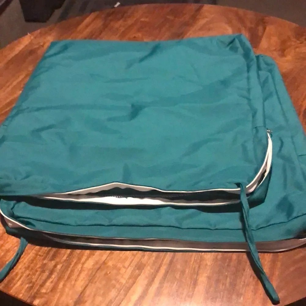 Dark teal cushion covers 18 x 18 x 2” set of 2 NWOT